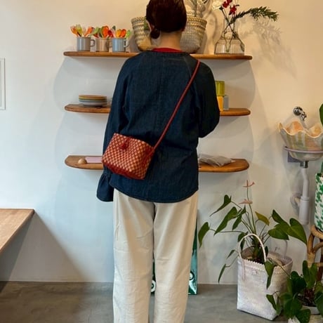 MEKEARISA GUMMY BAG Brown Mサイズ MEKEARISA