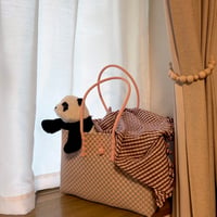 【6月15日(月)〜6月19日(金)発送】 ALLDAY BAG No.11  'gingham'   _Cotton Candy