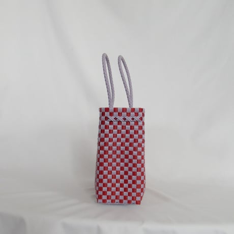 【6月15日(月)〜6月19日(金)発送】 Gummy Bag No.8 (Size: S) ' gingham ' _Humid Cherry