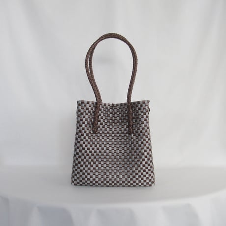 【7月21日(火)〜7月24日(金)発送】 Gummy Bag No.17 (Size: M) ' gingham ' _Urban Taupe