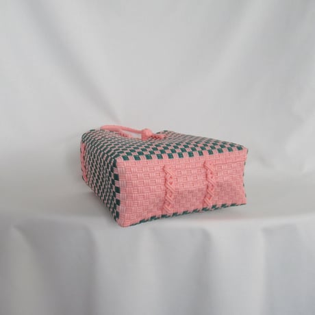 【6月15日(月)〜6月19日(金)発送】 Gummy Bag No.7 (Size: S) ' gingham ' _Guava