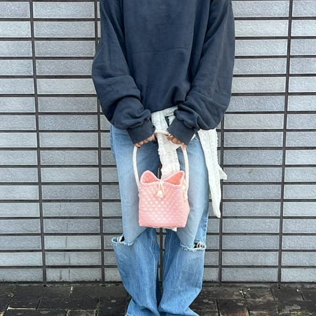 【10月26日(月)〜10月30日(金)発送】 BÉBÉ BAG No.13 ' gingham ' _ Sumomo Fizz
