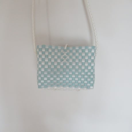 【10月26日(月)〜10月30日(金)発送】 Hello Bag No.20 ' gingham '_ Dusty Blue Fizz