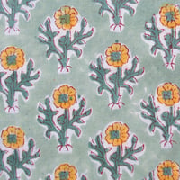 【7月6日(月)〜7月10日(金)発送】 Indian Cotton Handkerchief ［C] - Green62