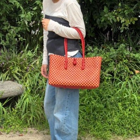【10月26日(月)〜10月30日(金)発送】 BOSTON BAG No.14  'gingham' _Chinatown