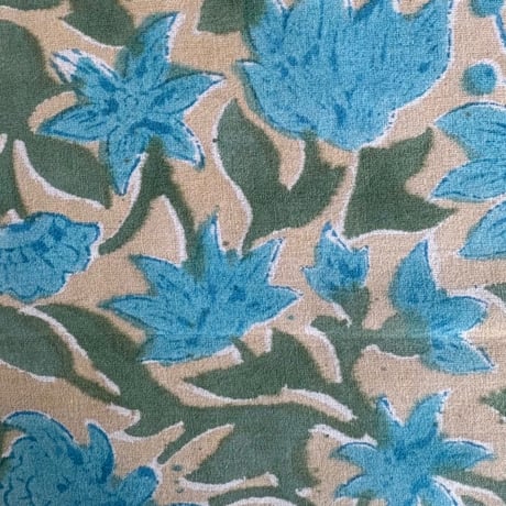 【6月15日(月)〜6月19日(金)発送】 Indian Cotton Handkerchief [F] - SAND53