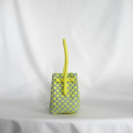 【6月15日(月)〜6月19日(金)発送】 BÉBÉ BAG No.13 ' gingham ' _Lemongrass