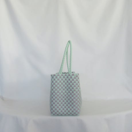 【7月13日(月)〜7月17日(金)発送】 BOSTON BAG No.20  'gingham' _ Orchid Dew