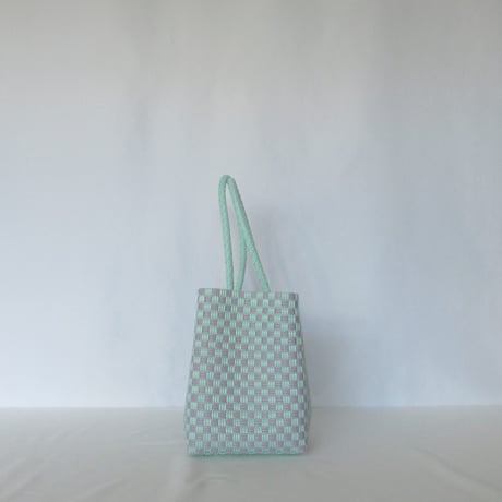 【10月26日(月)〜10月30日(金)発送】 BOSTON BAG No.15  'gingham' _Orchid Dew
