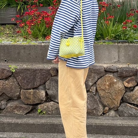 【10月26日(月)〜10月30日(金)発送】 Hello Bag No.14 ' gingham '_Lemongrass