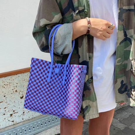 【6月22日(月)〜6月26日(金)発送】 Gummy Bag No.10 (Size: S) ' gingham ' _Pansy