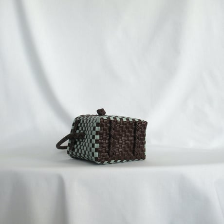 【6月15日(月)〜6月19日(金)発送】 BÉBÉ BAG No.10 ' gingham ' _Chocomint