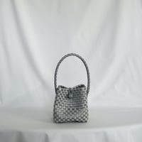 【6月15日(月)〜6月19日(金)発送】 BÉBÉ BAG No.12 ' gingham ' _Silver Obscura