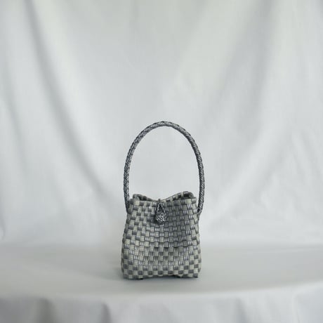 【6月15日(月)〜6月19日(金)発送】 BÉBÉ BAG No.12 ' gingham ' _Silver Obscura