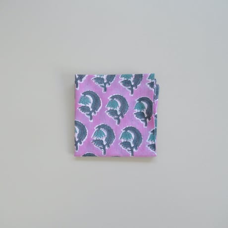 【8月3日(月)〜8月7日(金)発送】 Indian Cotton Handkerchief [G] -IP33