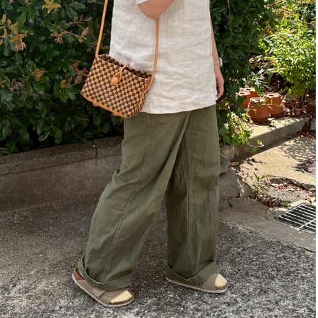 【7月27日(月)〜7月31日(金)発送】 Hello Bag No.18 ' gingham ' _Caramel Mocha