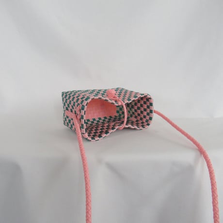 【6月8日(月)〜6月12日(金)発送】 Hello Bag No.25 ' gingham '_Guava