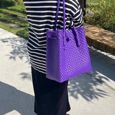 【8月10日(月)〜順次発送】 Gummy Bag No.24 (Size: L) _Asagao Purple