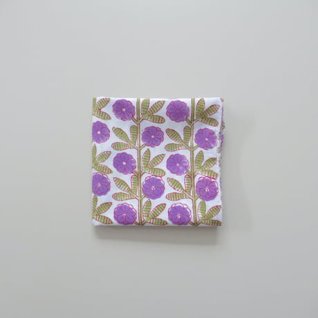 【6月15日(月)〜6月19日(金)発送】Indian Cotton Handkerchief [E] - WH33