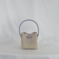 【6月8日(月)〜6月12日(金)発送】 BÉBÉ BAG No.6 ' gingham ' _Earl Grey Milk Tea