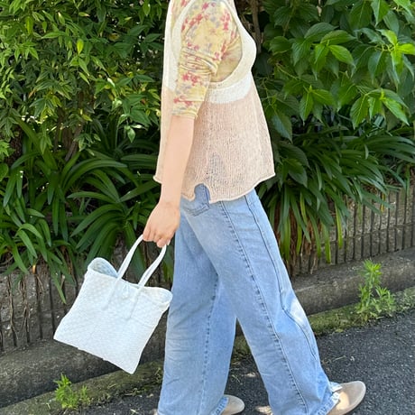 【6月15日(月)〜6月19日(金)発送】 Gummy Bag No.4 (Size: S) _Egg Shell White