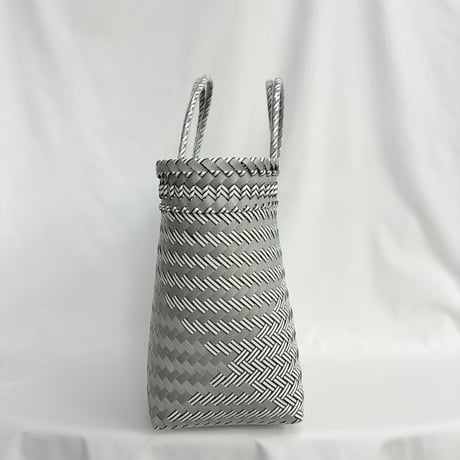 【10月5日(月)〜10月9日(金)発送】 Mekearibag No.26 (Size: L) _Silver × Gomashio