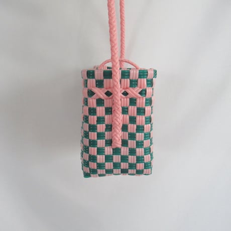 【6月8日(月)〜6月12日(金)発送】 Hello Bag No.25 ' gingham '_Guava