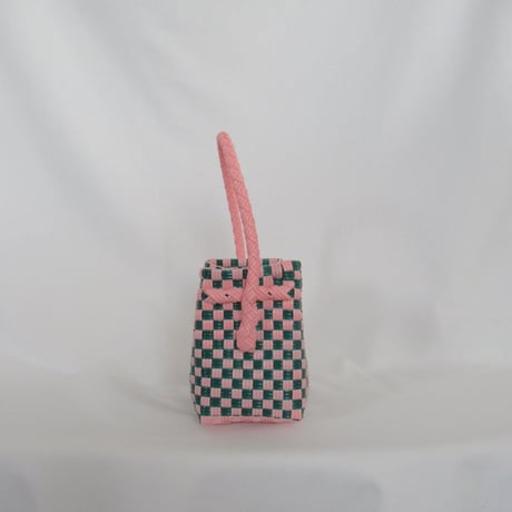 【6月15日(月)〜6月19日(金)発送】 BÉBÉ BAG No.14 ' gingham ' _ Guava