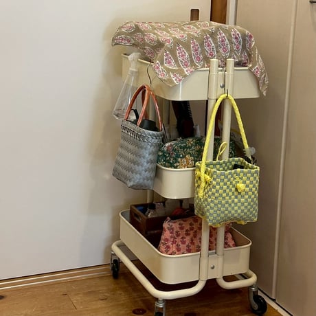 【6月15日(月)〜6月19日(金)発送】 BÉBÉ BAG No.13 ' gingham ' _Lemongrass