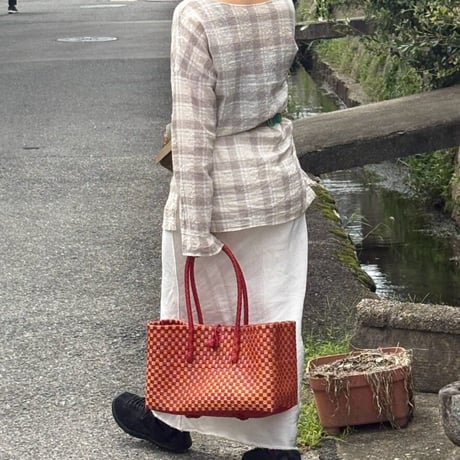 【10月26日(月)〜10月30日(金)発送】 BOSTON BAG No.14  'gingham' _Chinatown