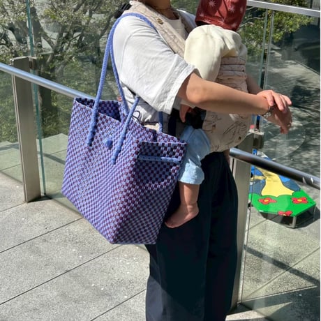 【6月22日(月)〜6月26日(金)発送】 Gummy Bag No.24 (Size: L) ' gingham ' _Pansy