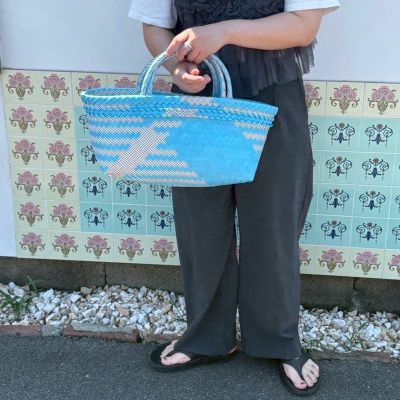 【美品】MEKEARISA ブーケ　かごバック 8月12日(火)〜8月22日(金)発送】 Mekearibag BOUQUET(cross)