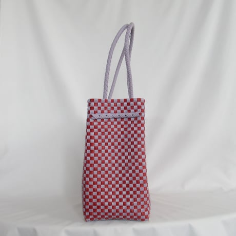 【7月21日(火)〜7月24日(金)発送】 Gummy Bag No.24 (Size: L) ' gingham ' _Humid Cherry