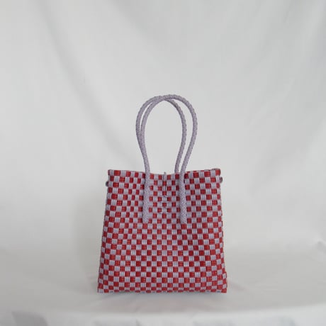 【6月15日(月)〜6月19日(金)発送】 Gummy Bag No.8 (Size: S) ' gingham ' _Humid Cherry