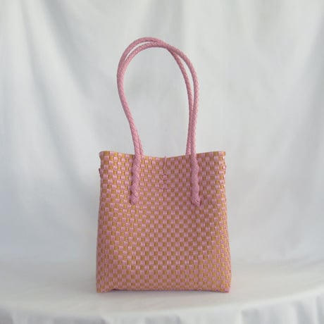 【8月10日(月)〜順次発送】 Gummy Bag No.20 (Size: M) ' gingham ' _Pink Toffy