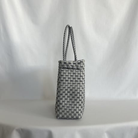 【11月2日(月)〜11月6日(金)発送】Gummy Bag No.105 (Size: S) ' gingham ' _Silver Obscura