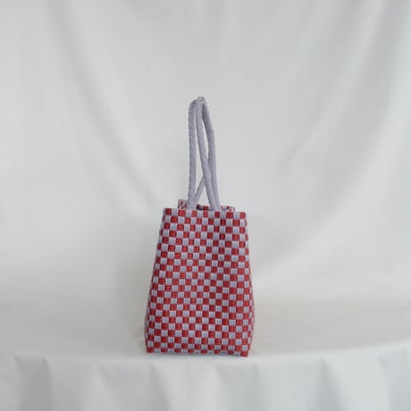 【7月13日(月)〜7月17日(金)発送】 BOSTON BAG No.26 'gingham' _ Humid cherry