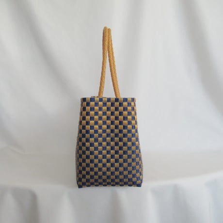 【10月26日(月)〜10月30日(金)発送】BOSTON BAG No.11  'gingham' _Blueberry Pie