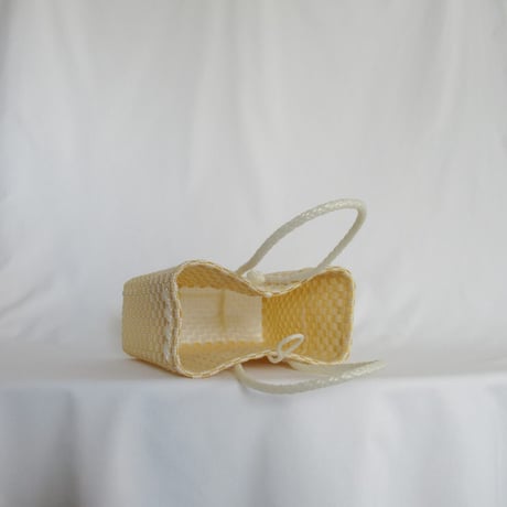 【8月31日(月)〜順次発送】 Gummy Bag No.13 (Size: S) ' gingham ' _Custard Fizz