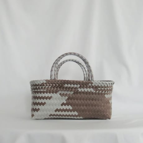 【10月26日(月)〜10月30日(金)発送】 Mekearibag BOUQUET(cross) No.7 _Mocha Silver