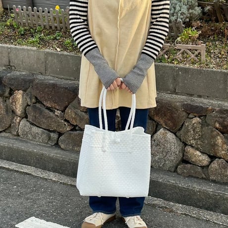 【6月8日(月)〜6月12日(金)発送】 Gummy Bag No.22 (Size: L) _Egg Shell White