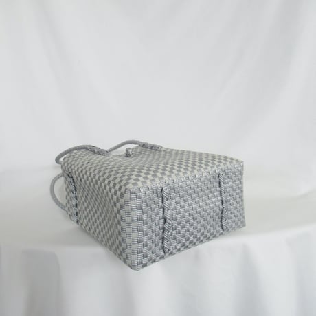 【8月24日(月)〜8月28日(金)発送】 Gummy Bag No.18 (Size: M) ' gingham ' _Silver Obscura