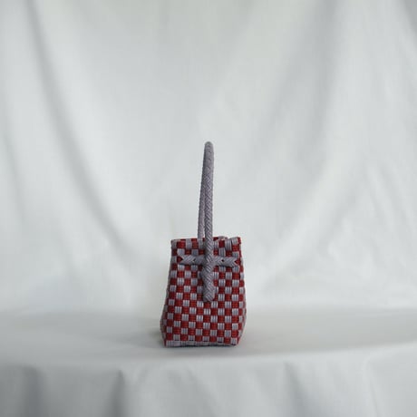 【6月15日(月)〜6月19日(金)発送】 BÉBÉ BAG No.11 ' gingham ' _Humid Cherry