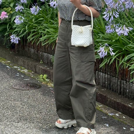 【7月13日(月)〜7月17日(金)発送】 BÉBÉ BAG No.3 ' gingham ' _Sugar