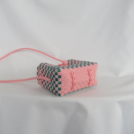 【6月8日(月)〜6月12日(金)発送】 Hello Bag No.25 ' gingham '_Guava