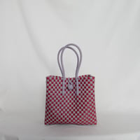 【6月15日(月)〜6月19日(金)発送】 Gummy Bag No.8 (Size: S) ' gingham ' _Humid Cherry