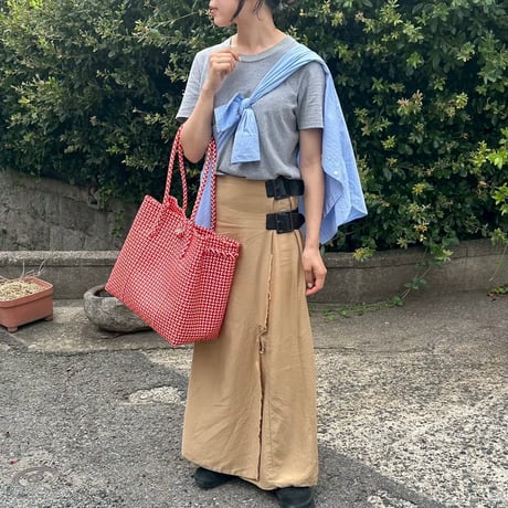 【8月3日(月)〜8月7日(金)発送】 Gummy Bag No.25 (Size: L) _Rose Red (soft)