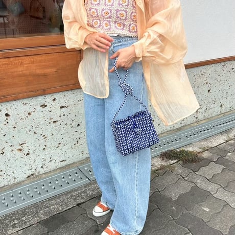 【6月8日(月)〜6月12日(金)発送】  Hello Bag  No.8 _Koiai Blue