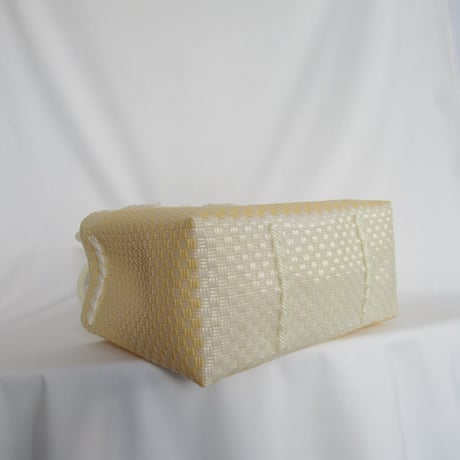 【8月31日(月)〜順次発送】 Gummy Bag No.37 (Size: L) ' gingham ' _Custard Fizz