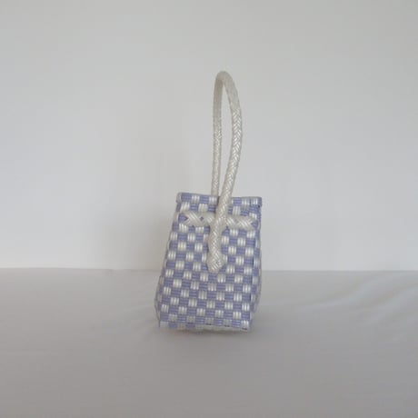 【10月26日(月)〜10月30日(金)発送】 BÉBÉ BAG No.16 ' gingham ' _ Milky Purple Fizz